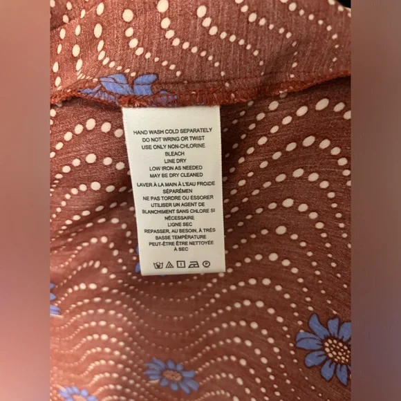 Anthropologie Ruffle Sleeve Printed-Wrap Maxi Dress - Picture 12 of 12